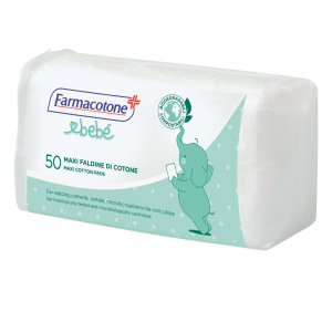 Maxi Faldine in cotone rettangolari - 50 pz